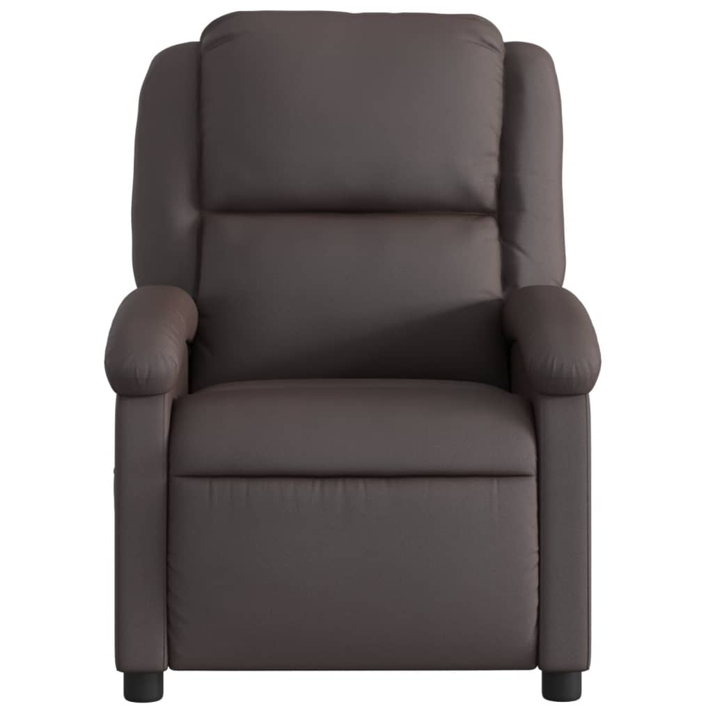 Relaxsessel Echtleder Schwarz