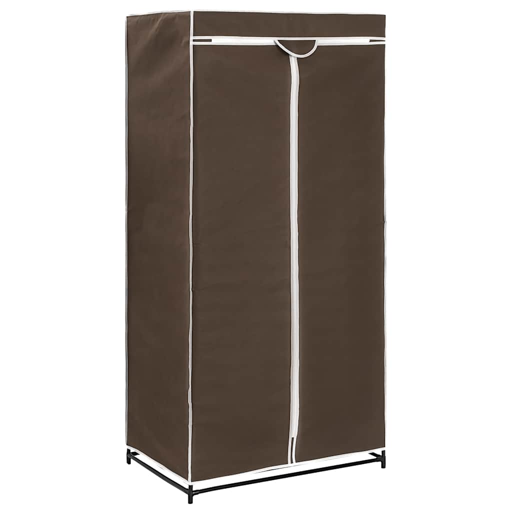 Kleiderschrank Schwarz 75×50×160 cm