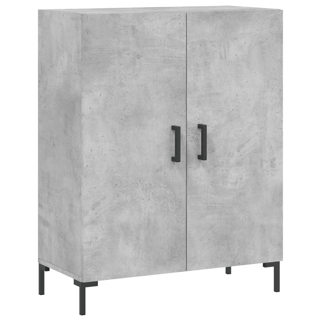 Highboard Hochglanz-Weiß 69,5x34x180 cm Holzwerkstoff