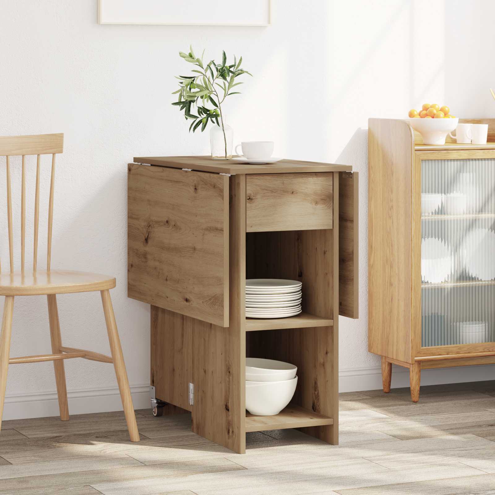 Esstisch 115 x 70 x 75 cm Holzwerkstoff Weiß Rechtwinklig