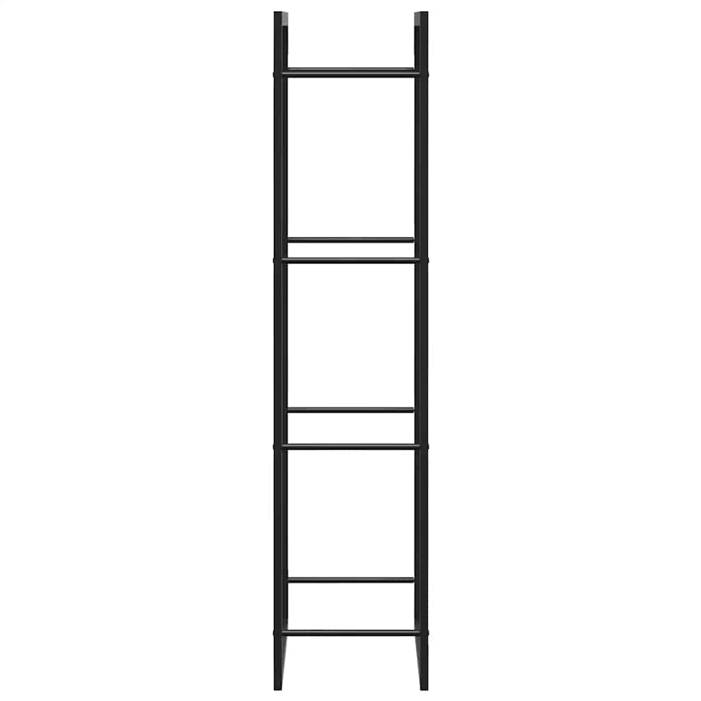 Brennholzregal 50x28x94 cm Edelstahl