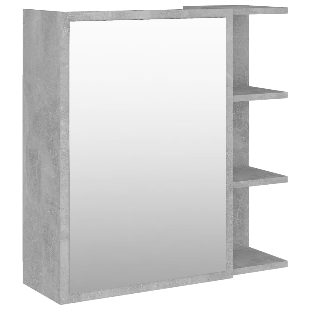 Bad-Spiegelschrank Weiß 62,5x20,5x64 cm Holzwerkstoff