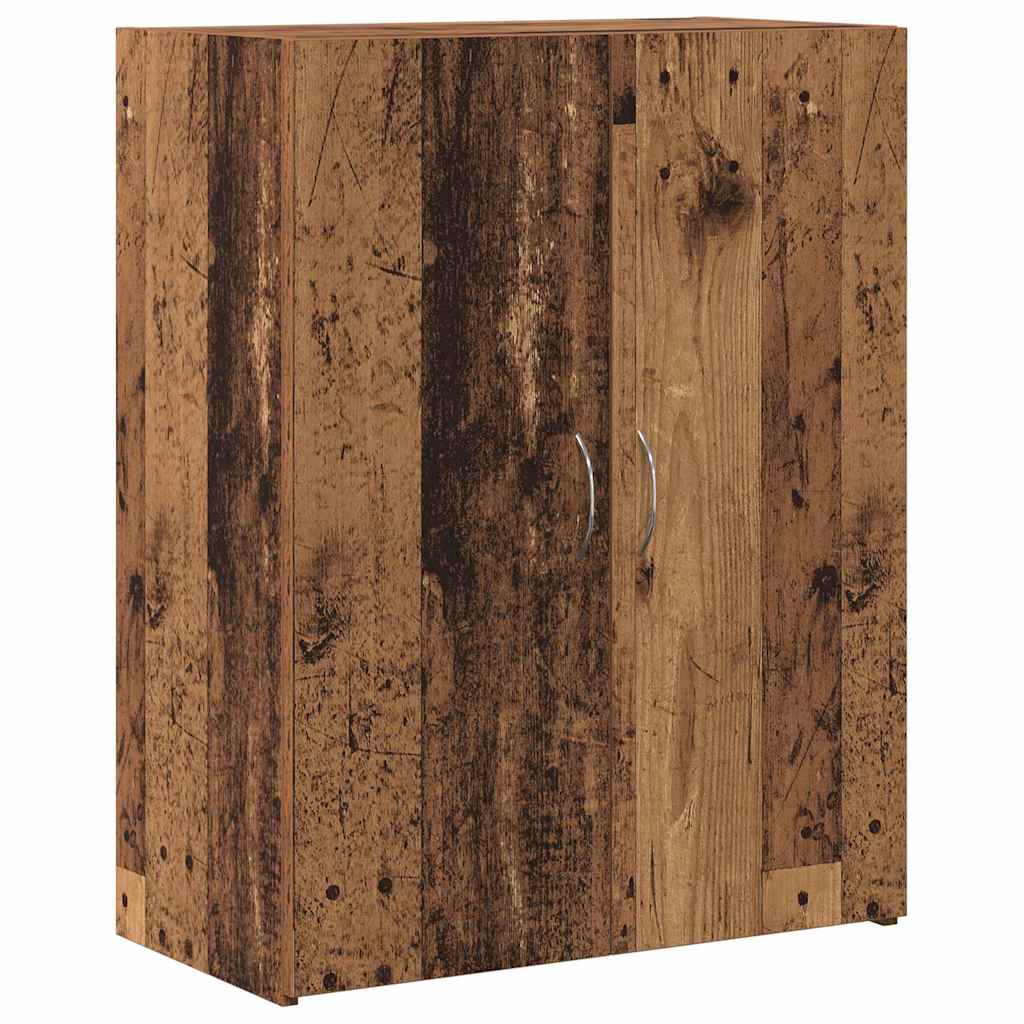 Aktenschrank Weiß 60x32x153 cm Holzwerkstoff