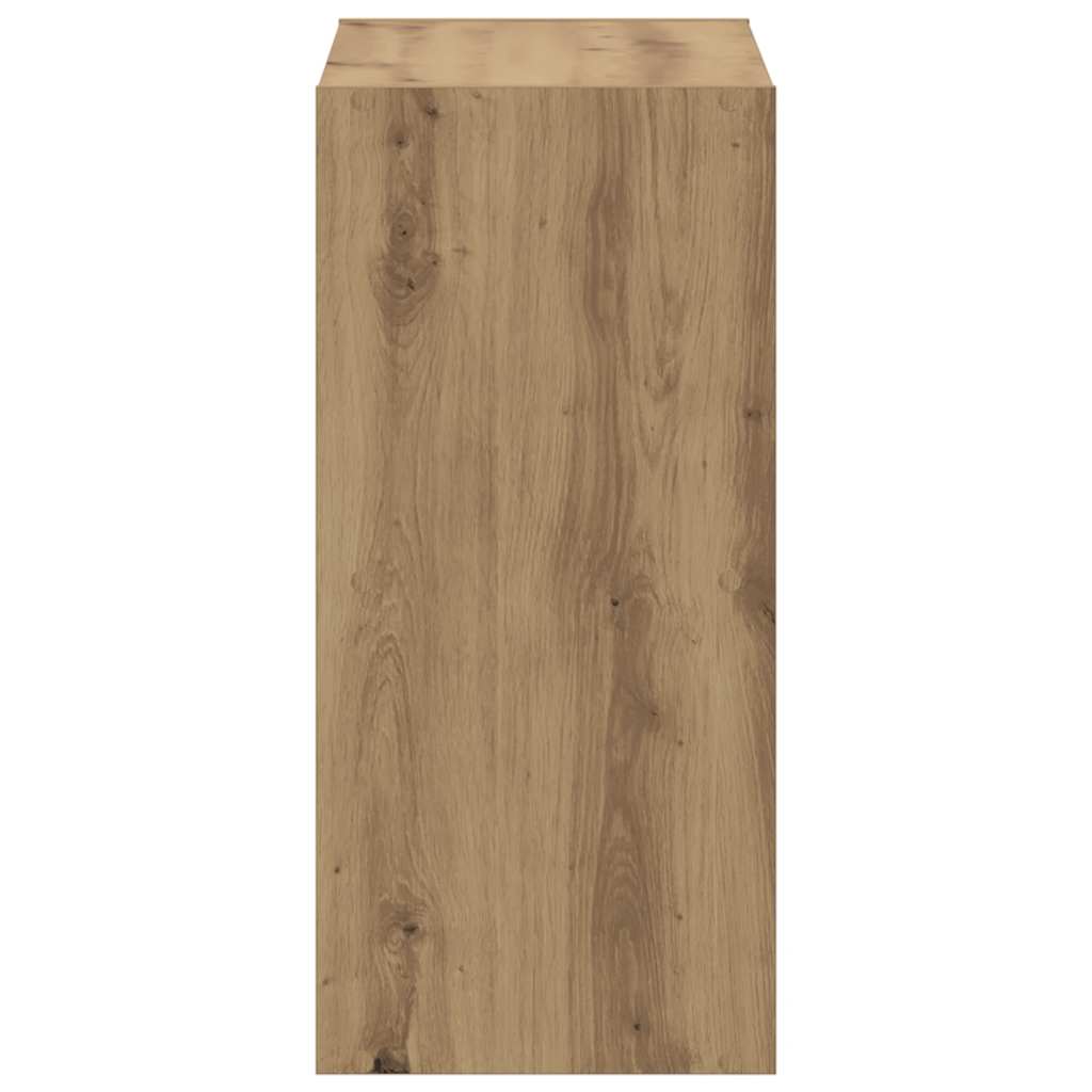 Bücherregal Schwarze Eiche 102 x 32 x 102 cm