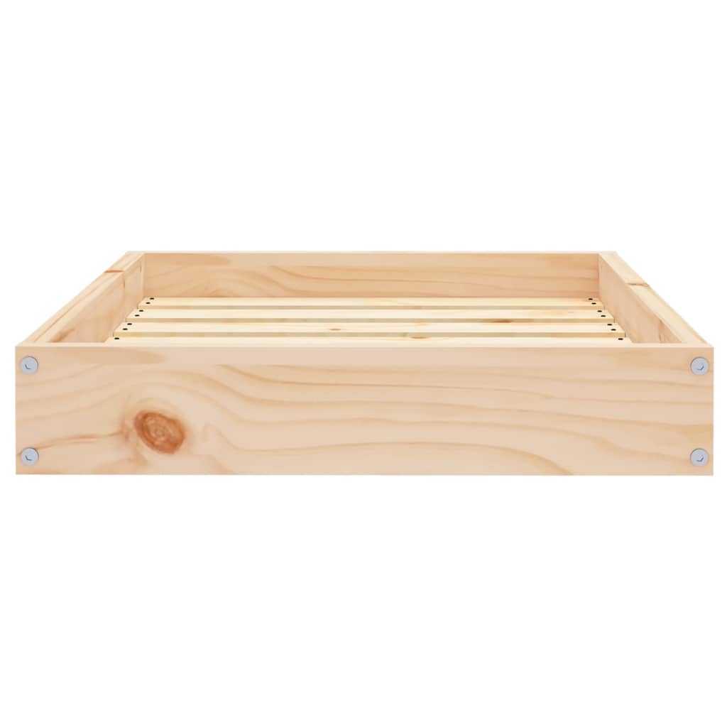 Hundebett 51,5x44x9 cm Massivholz Kiefer