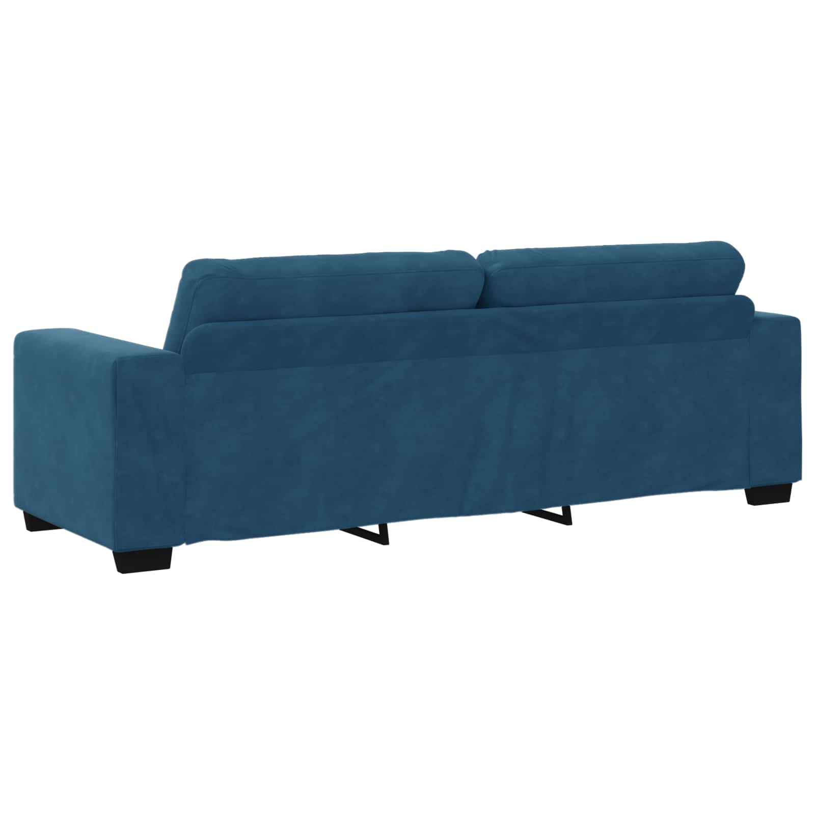 2-teiliges Sofa-Set mit Kissen, hellgrauer Samt