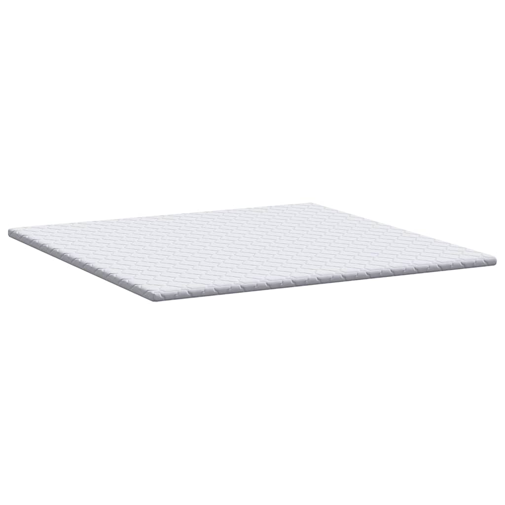 Kokosnuss Topper Weiß 70 x 200 cm Jacquard-Stoff