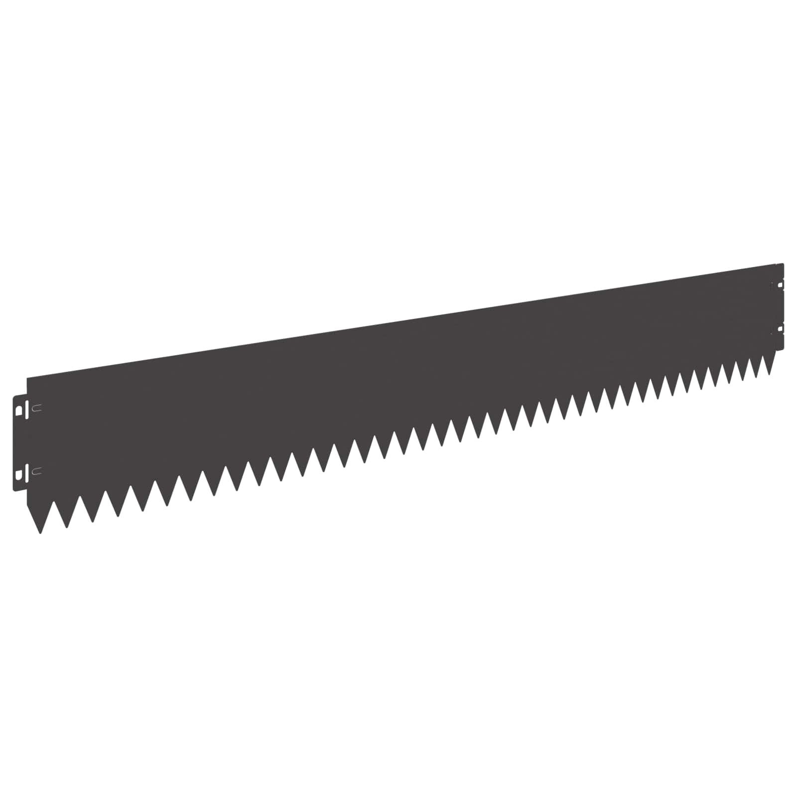 Raseneinfassung 10 pcs 103 x 10 cm Stahl Schwarz