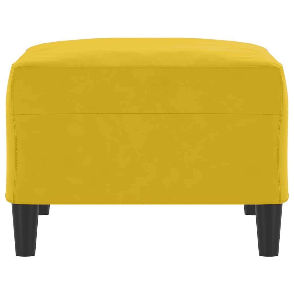 Fußhocker Hellgrau 60x50x41 cm Samt