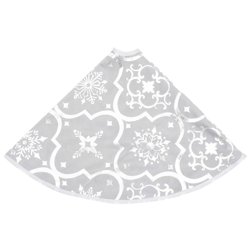 Luxus-Weihnachtsbaumdecke mit Socke Blau 150 cm Stoff