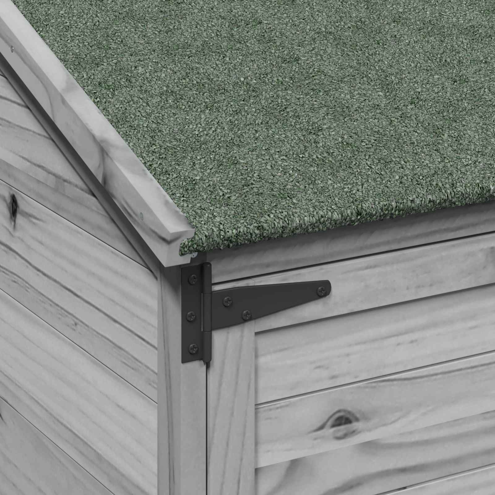 Gartenschuppen Natur 59 x 56 x 113,5 cm Massivholz aus Fichte