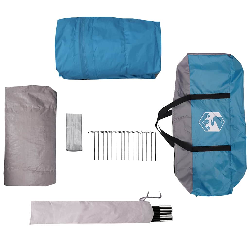 Dome Zelt für 4 Personen mit Dach Grün 455 x 252 x 178 cm