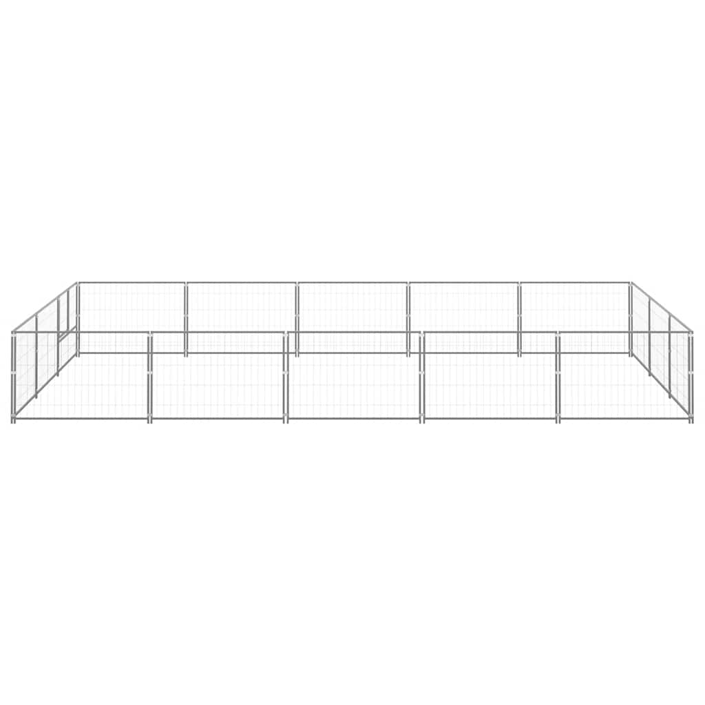 Hundezwinger Schwarz 4 m² Stahl