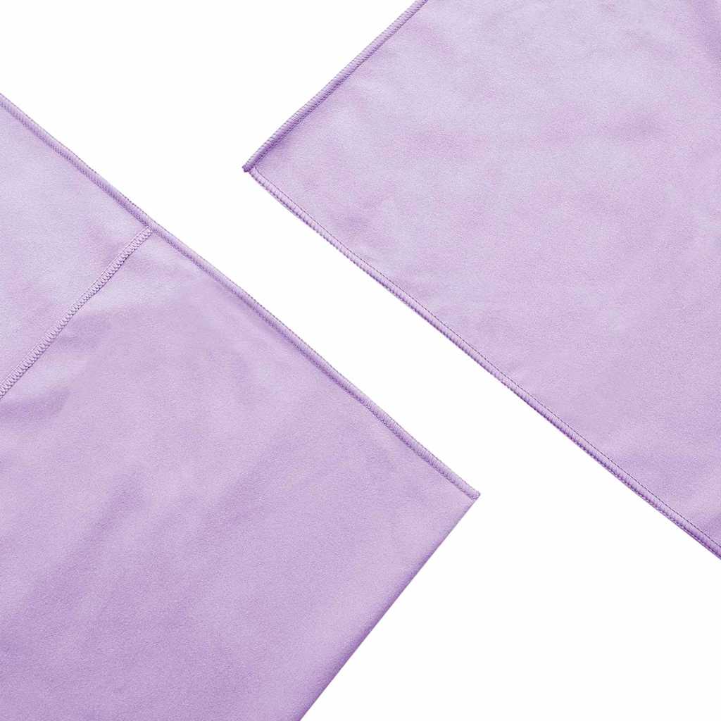 Außenstuhl Handtücher 2 pcs Schwarz 130 x 60 cm