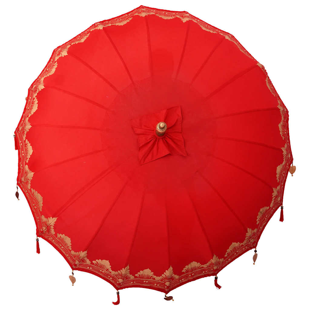 Balinesischer Sonnenschirm Creme 185 x 185 x 260 cm