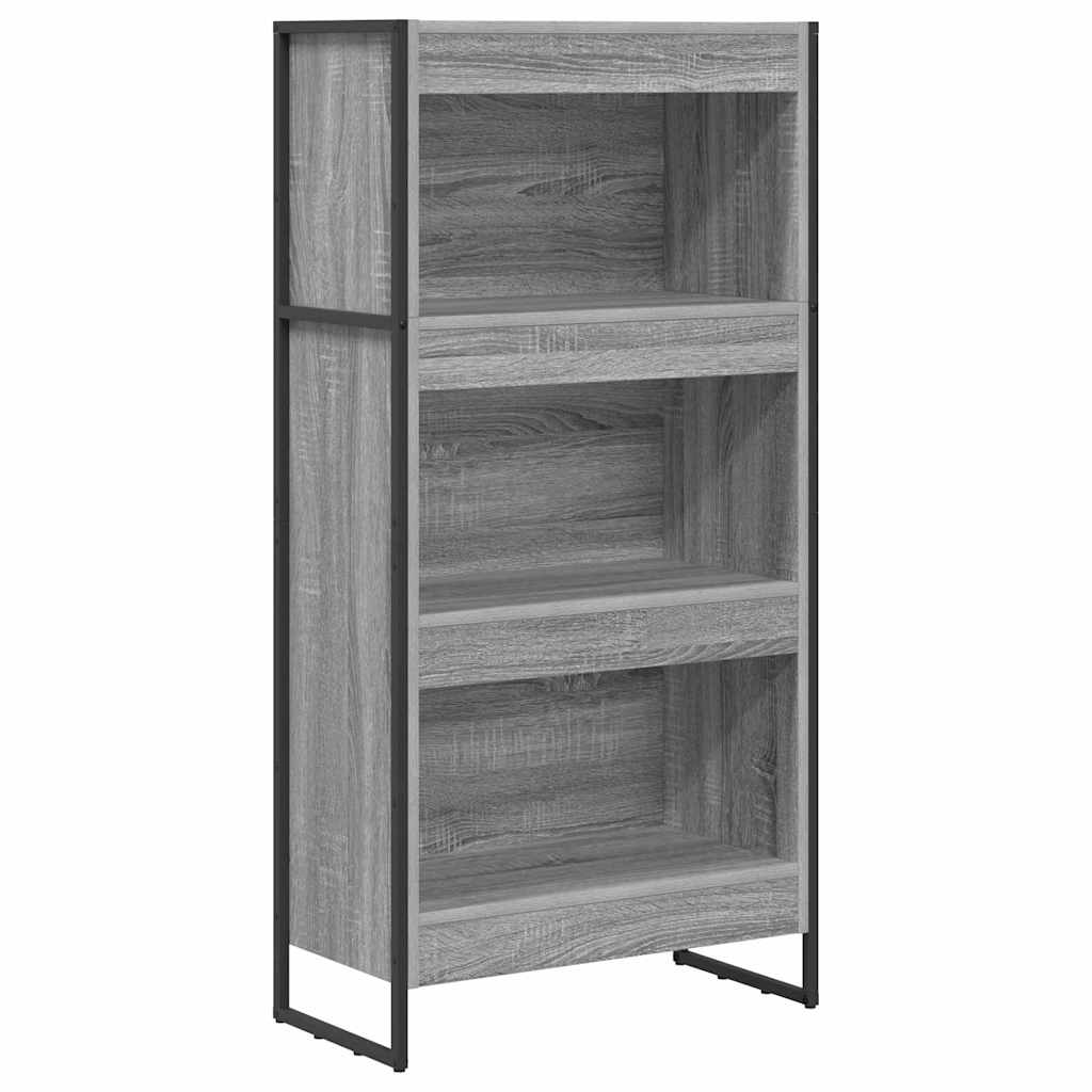 Bücherregal 2 pcs Schwarz Eichen-Optik 60 x 30 x 189,5 cm