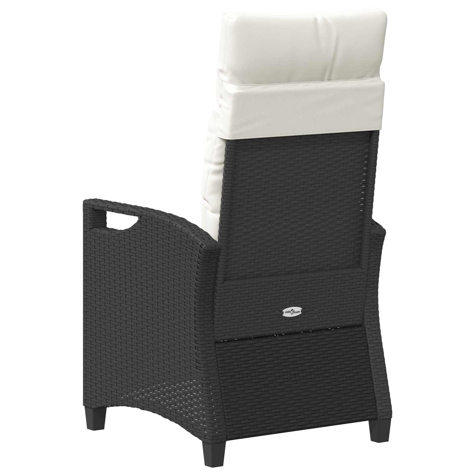 Gartenstuhl 2 pcs Schwarz 56 x 64 x 94 cm Stahl und Polyester