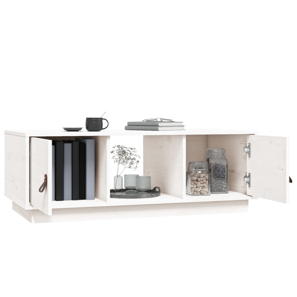 Couchtisch 100x50x35 cm Massivholz Kiefer