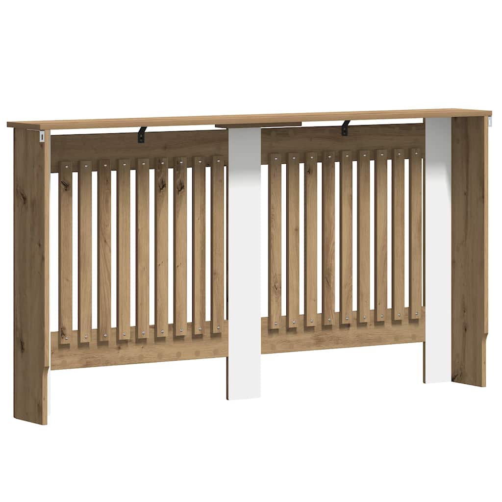Holzwerkstoff Heizkörper-Abdeckung Heizkörperverkleidung 112 cm, weiß