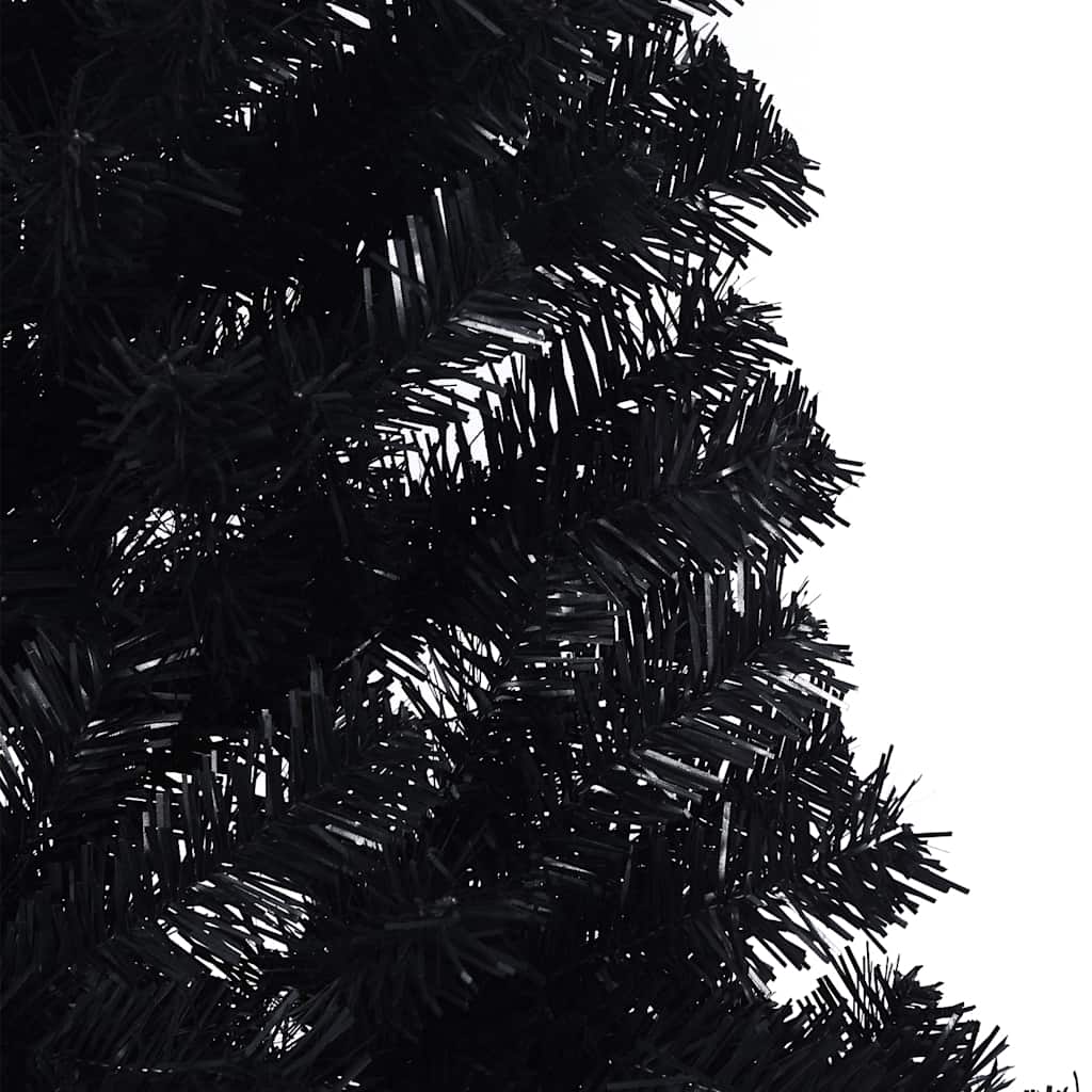 Künstlicher Halb-Weihnachtsbaum mit Ständer Grün 150 cm PVC