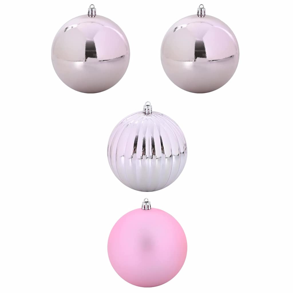 Weihnachtsbaumkugel Set XL 9 pcs Rot Kunststoff