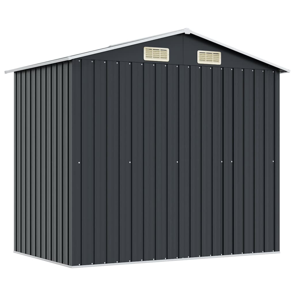 Gartenschuppen Grün Metall 204 x 132 x 186 cm