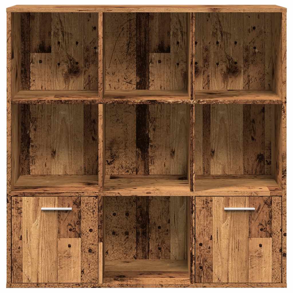 Bücherregal Weiß 98x30x98 cm Holzwerkstoff
