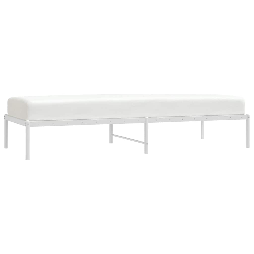 Bettgestell Metall Schwarz 75x190 cm