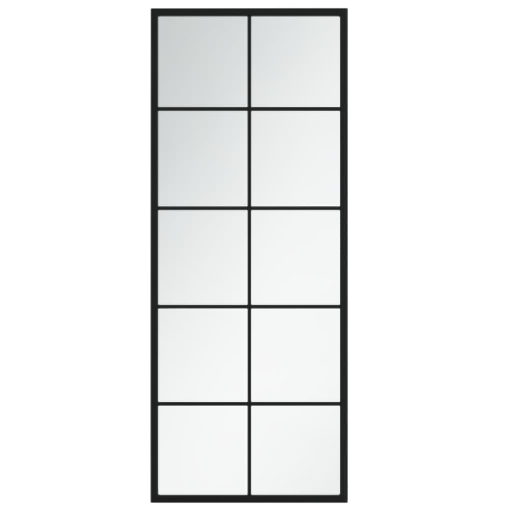 Wandspiegel Schwarz 60x40 cm Metall