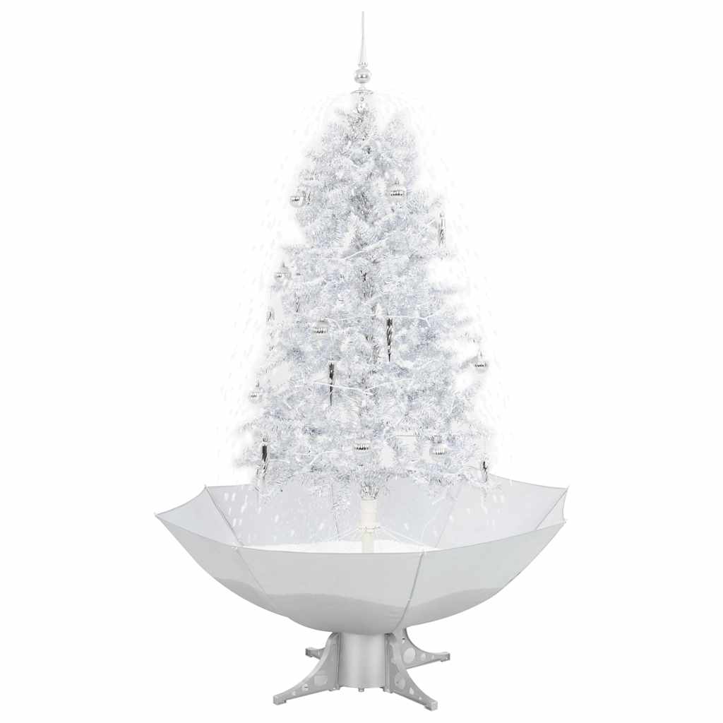 Schneiender Weihnachtsbaum mit Schirmfuß Grün 75 cm