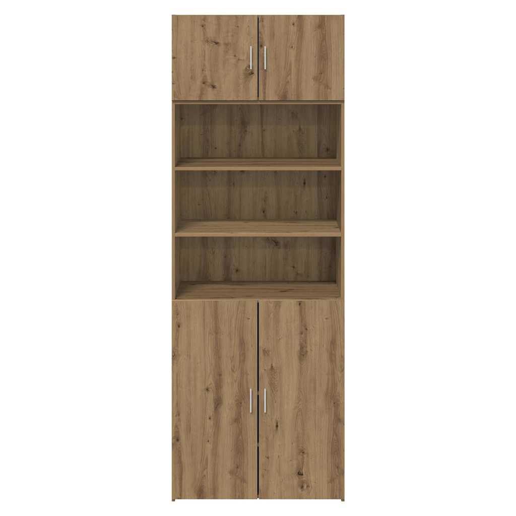 Aufbewahrungsschrank Altholz 80 x 42,5 x 225 cm Holzwerkstoff