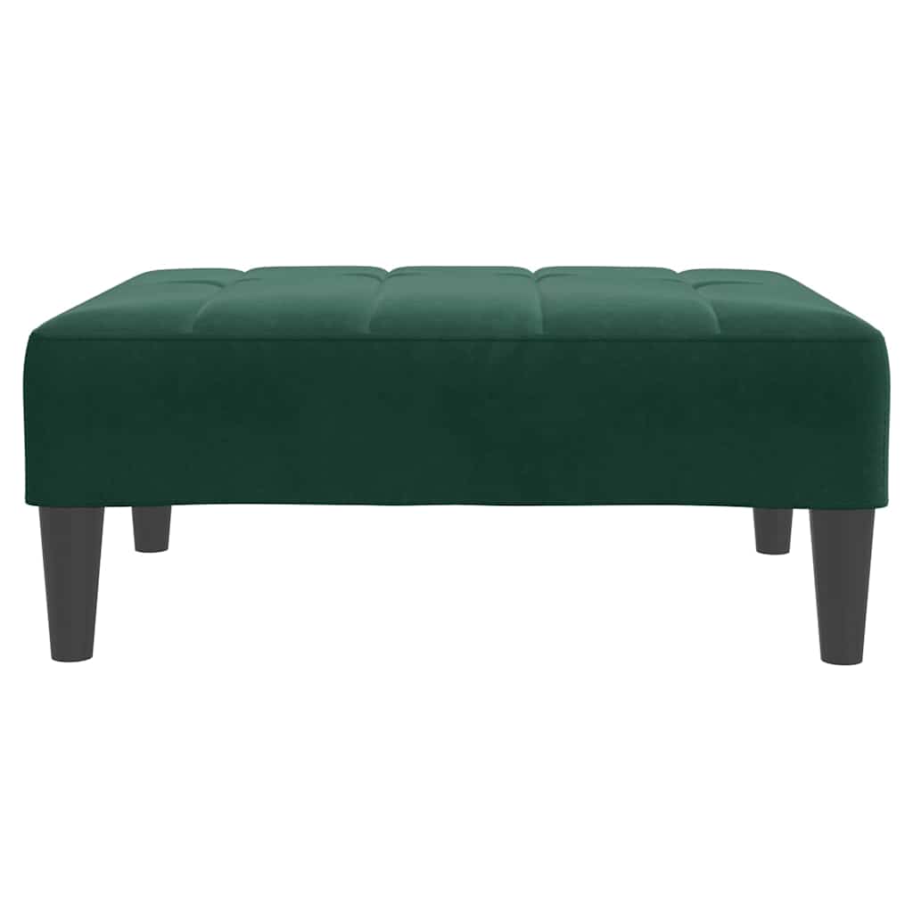 Fußhocker Blau 77x55x31 cm Samt