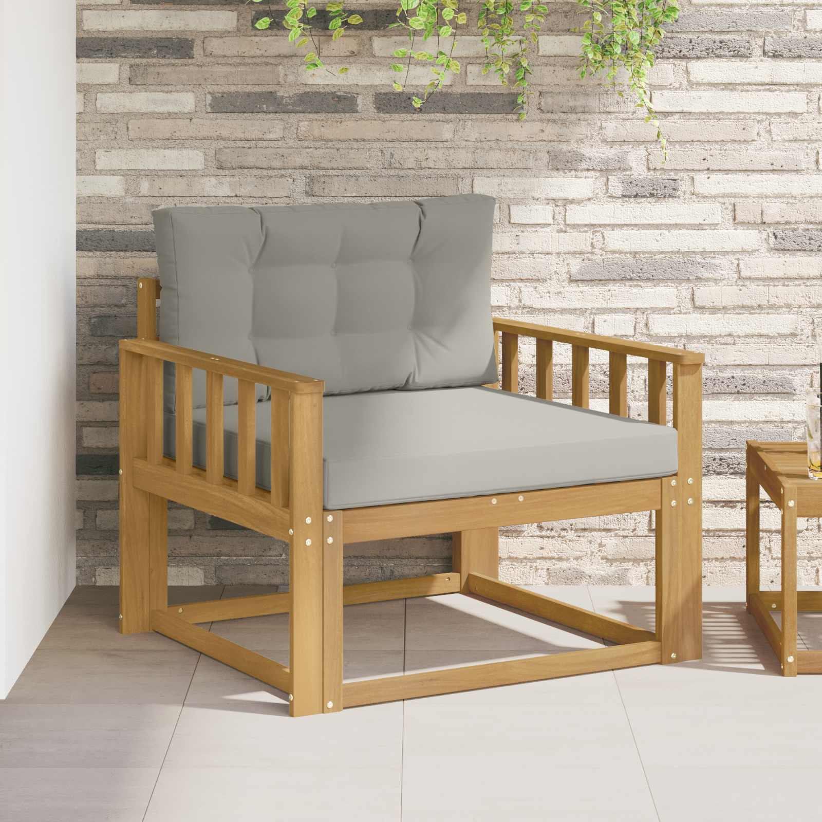 Outdoor Mittelsofa Natur