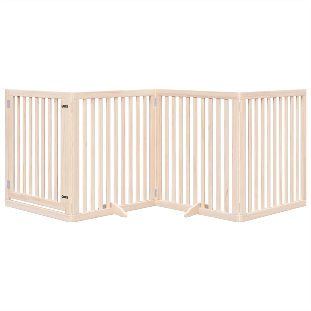 Hundegitter Faltbar 3 Paneele 150 cm Pappelholz