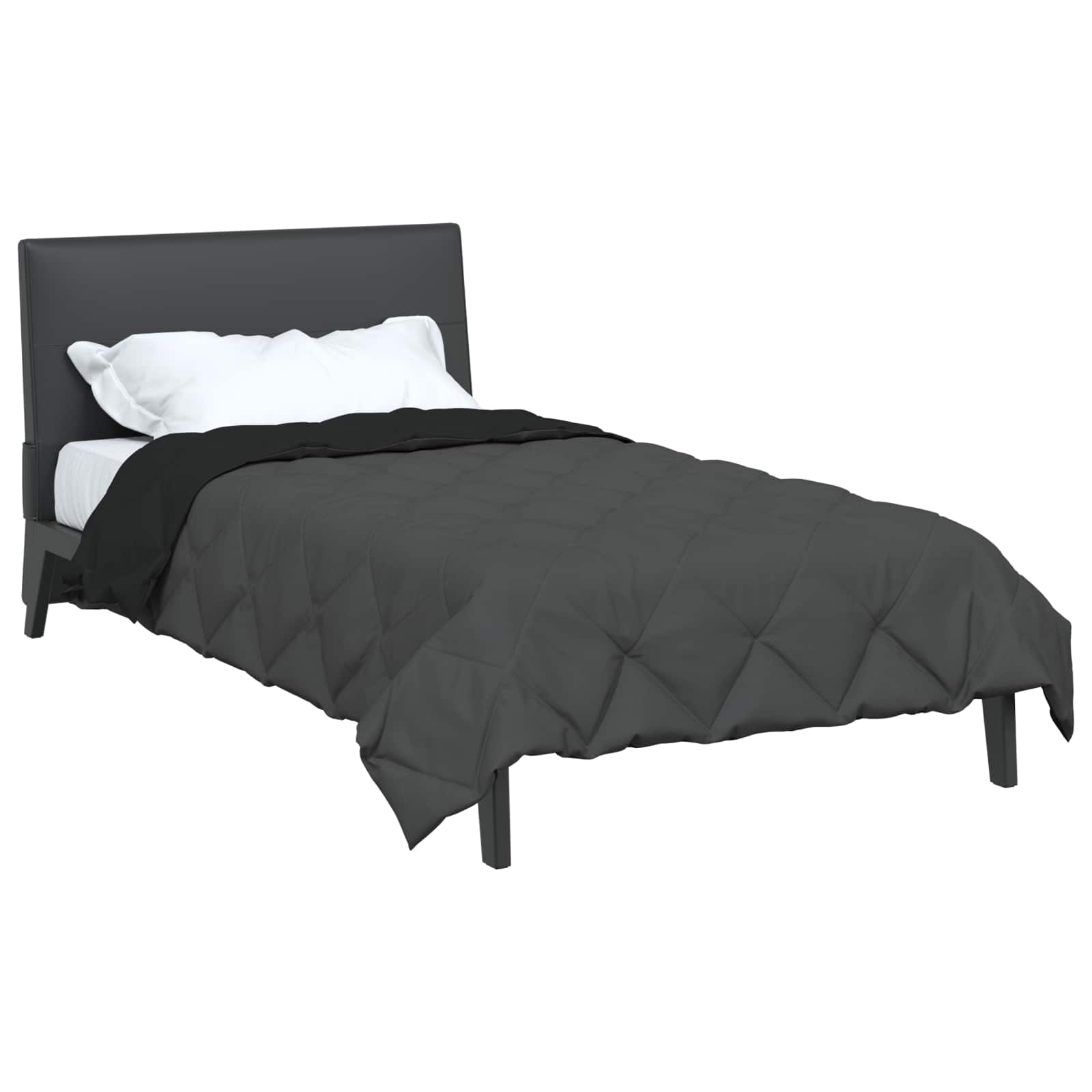 Sommerdecke Anthrazit 200 x 135 cm Mikrofaser