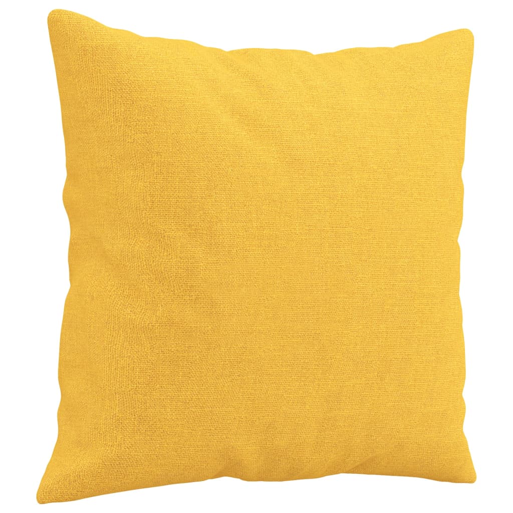 Zierkissen 2 Stk. Hellgrau 40x40 cm Stoff