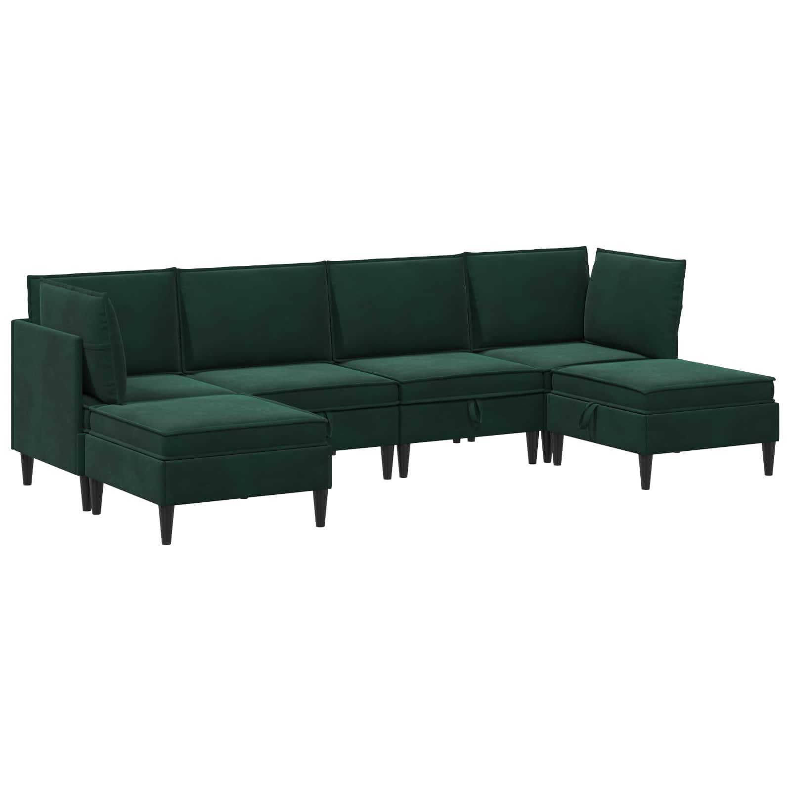 Wohnzimmergarnitur mit Kissen mit Speicher 3 pcs Hellgrau Samt