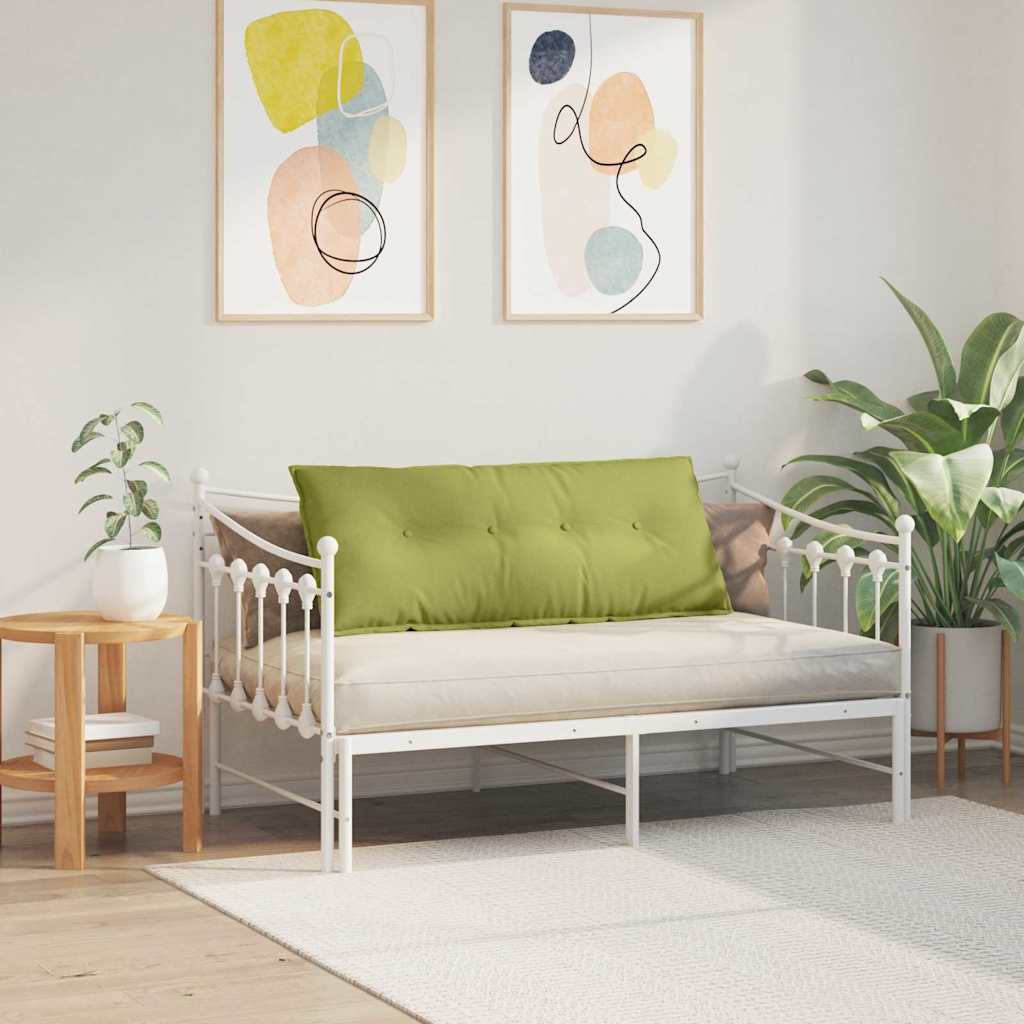 Rückenkissen Hellgrau 50 x 19 x 45 cm Stoff