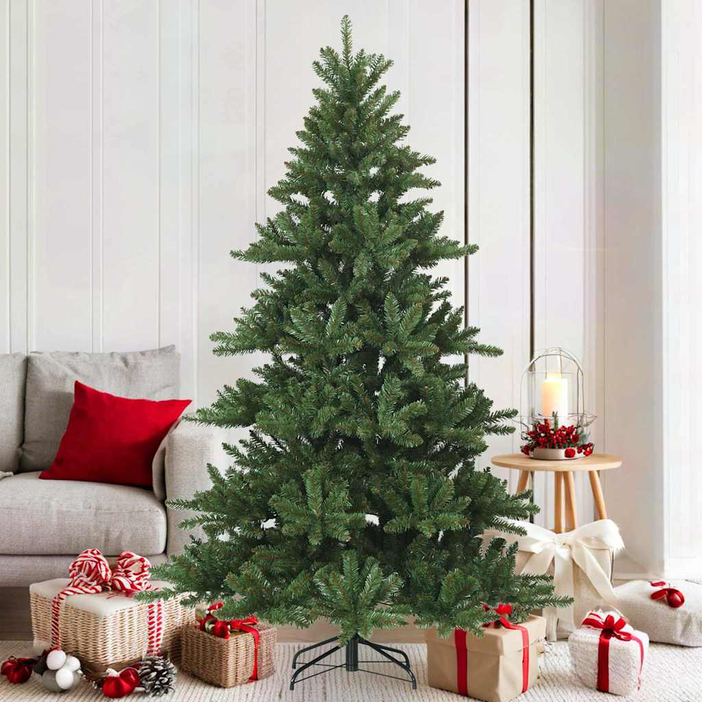 Künstlicher klappbarer Weihnachtsbaum Grün 150 cm PVC, Stahl