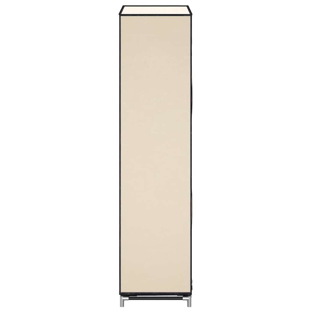 Schuhschrank Schuhregal Schuhablage 5 Schicht 58 x 28 x 106 cm Schwarz