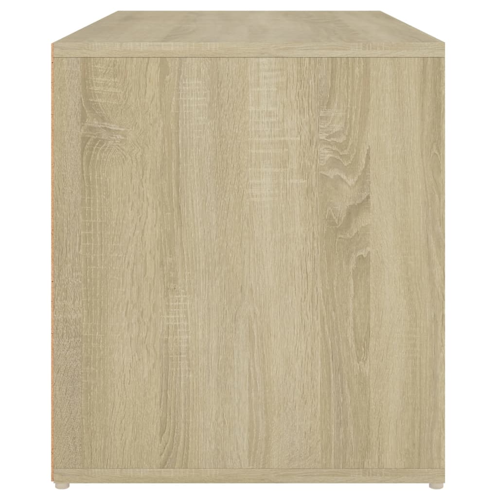 Flurbank 80x40x45 cm Weiß Holzwerkstoff