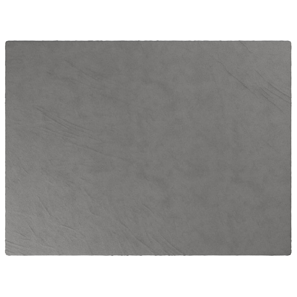 Gewichtsdecke mit Bezug Grau 122x183 cm 9 kg Stoff