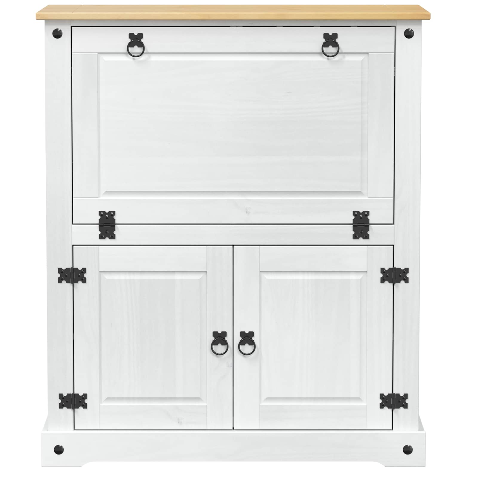Weinschrank Corona 97x45x114 cm Massivholz Kiefer