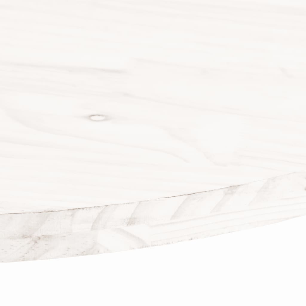 Tischplatte 70x35x2,5 cm Massivholz Kiefer Oval