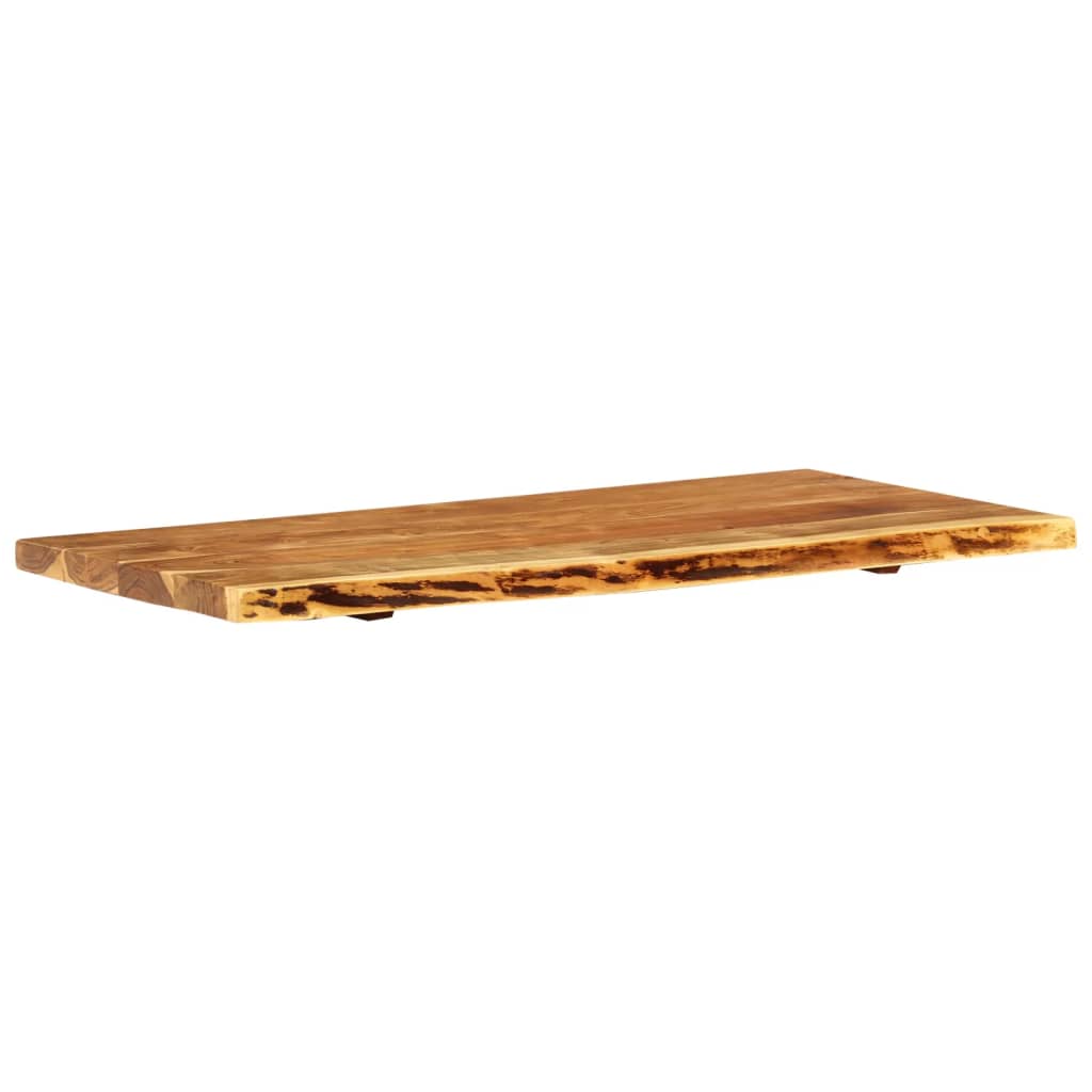 Badezimmer-Waschtischplatte Massivholz Akazie 100x52x2,5 cm