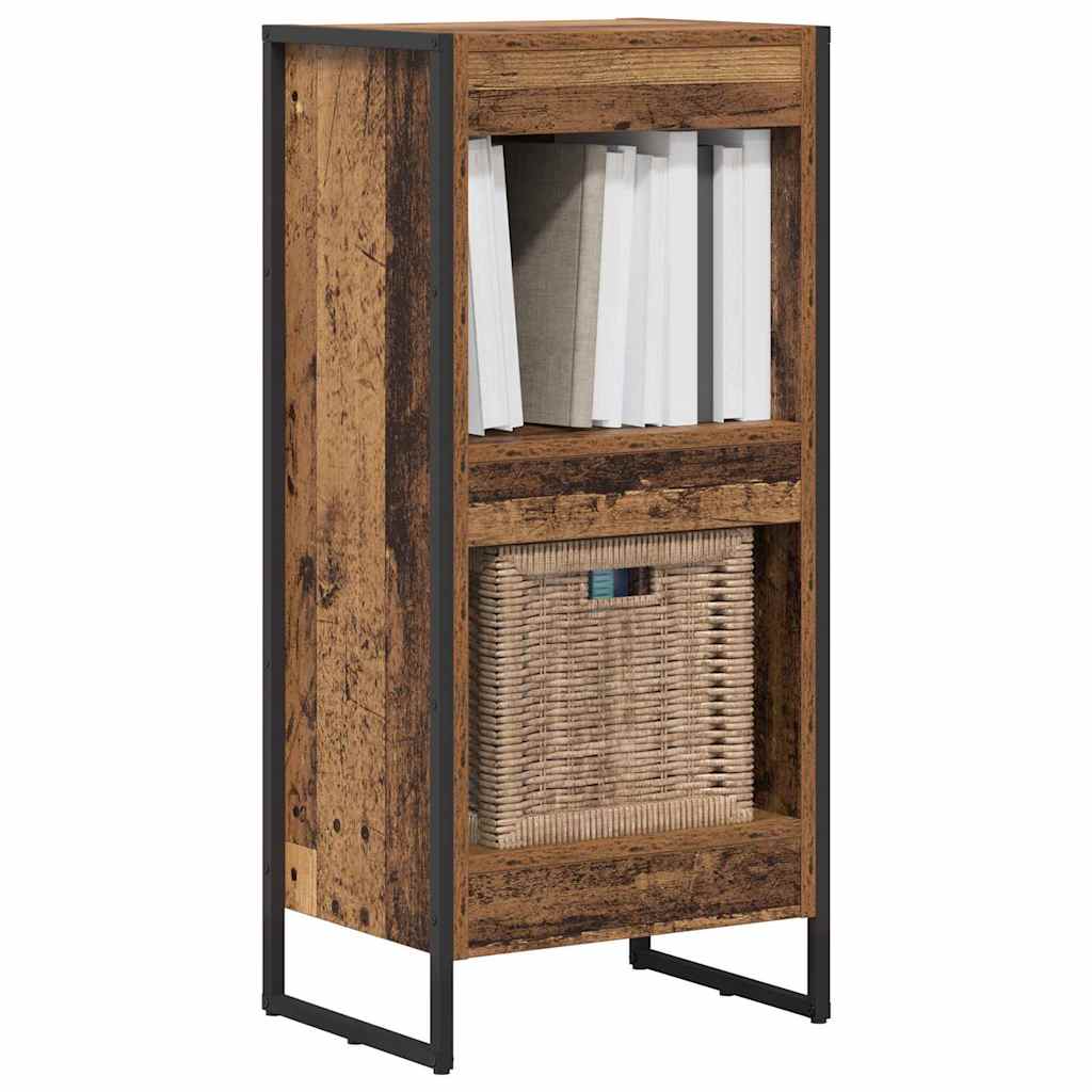 Bücherregal 2 pcs Schwarz Eichen-Optik 60 x 30 x 189,5 cm
