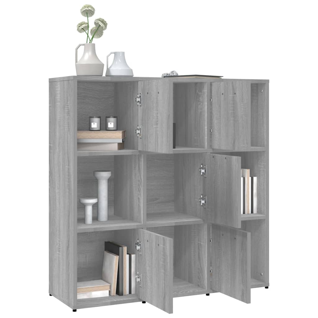 Bücherregal Weiß 90x30x90 cm Holzwerkstoff