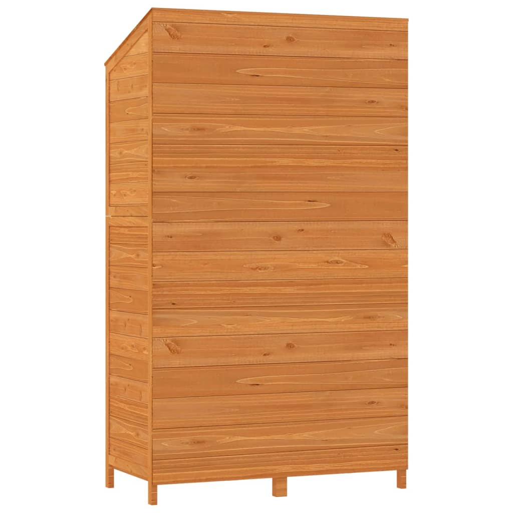 Geräteschuppen 55x52x174,5 cm Massivholz Tanne