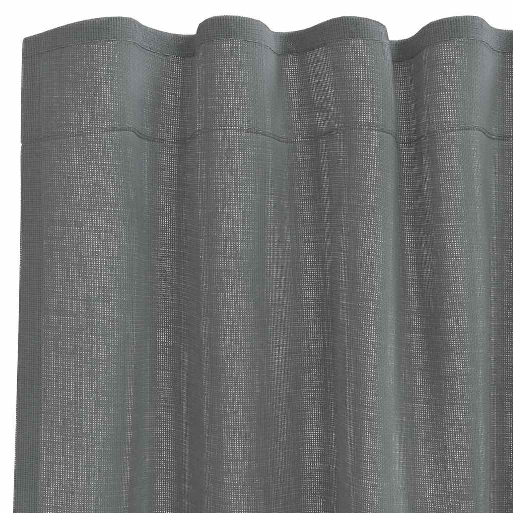 Voile Vorhänge mit Ösen 2 Stk. Apfelgrün 140x140 cm