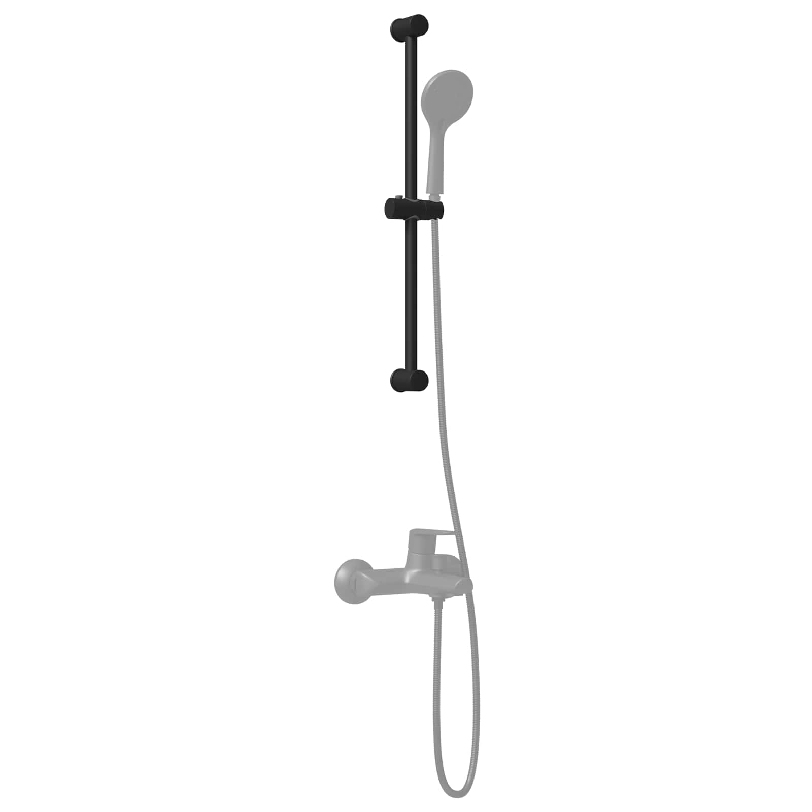 Duschkopfhalter Chrom 71 cm Edelstahl